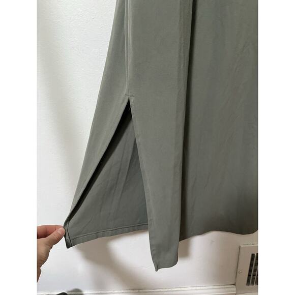 Rei Cooperative Sleeveless Athletic Midi Dress Size XL Sage Green Stretch Tennis - Picture 2 of 6